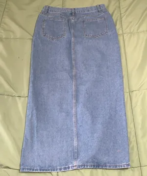 SHEIN high cut jean skirt thumbnail 2