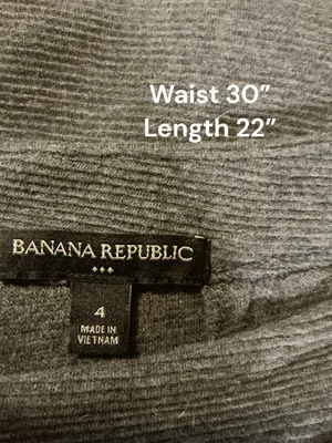Banana Republic Grey Fine Knit Pencil Skirt - Women’s Size 4 thumbnail 3