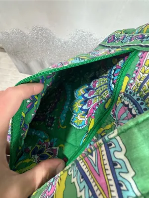 Vera Bradely Emerald Pasiley Bag thumbnail 11