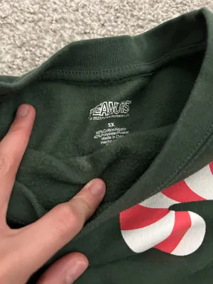 Peanuts Sweatshirt Snoopy Green Size 3X thumbnail 3