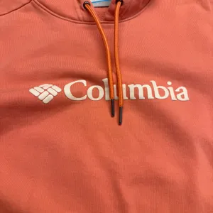 Columbia Sportswear Coral‎ Pink Logo Pullover Hoodie Sweatshirt Women XS thumbnail 3