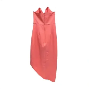 Lovers + Friends X Revolve Riviera Strapless Asymmetrical Dress Pink Chic Size S thumbnail 6