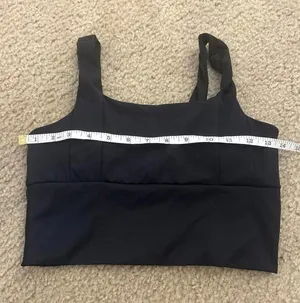 C49 lightly padded top bra black medium thumbnail 1