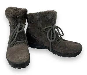 BareTraps Daysha brown fur lined hiking boot size 8 thumbnail 1