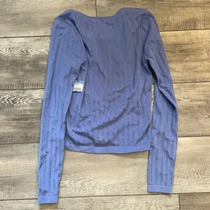 Free People Lucky You Blue Layering Top thumbnail 8