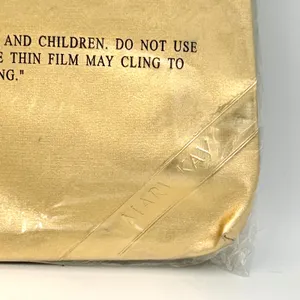 Vintage‎ Mary Kay Makeup Bag Pouch Gold Metallic Glam Travel Cosmetic 90s NEW thumbnail 3