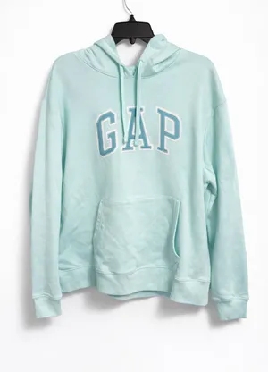 Gap Teal Hoodie Pullover XL thumbnail 1