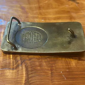 MKO I-80 Vintage Auburn, Ca Brass Buckle thumbnail 3