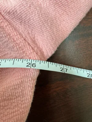 Aerie Pink Quarter Zip Cropped Oversized Hoodie Size Medium thumbnail 6