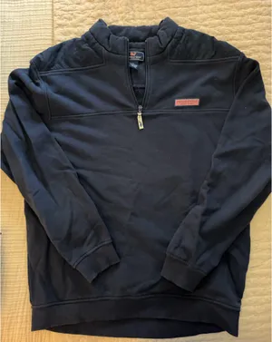 Vineyard Vines Navy blue quarter zip jacket thumbnail 1