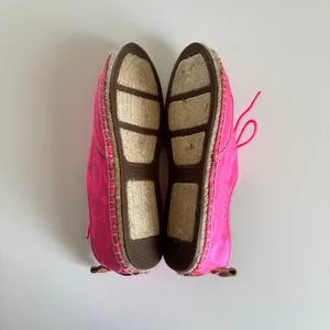 COACH Ramira Hot Pink Espadrille Flats Lace Up Sneakers Women’s Size 7.5 NEW thumbnail 4