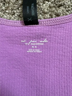 Purple Urban Outfitters Top Crop thumbnail 3