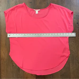 FOREVER 21 pink/coral top, size M thumbnail 4