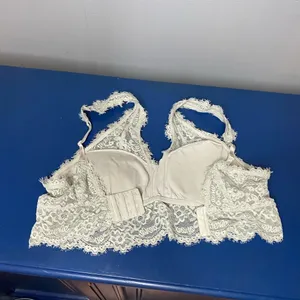 Aerie Lace padded Bralette in Soft green size Medium thumbnail 4