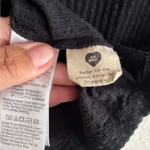 Madewell Faded Black Textured Button-Shoulder Tee M thumbnail 11