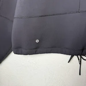 Lululemon Unleash Strength Hoodie Spacer Black 1/2 Zip Women's size 12 thumbnail 7