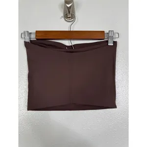 Aritzia Babaton Contour Tube Top Brown Small Strapless Bodysuit Style 128947 thumbnail 2