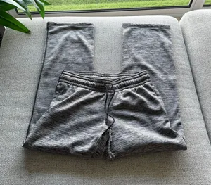 Under Armour ColdGear Grey Space Dye Loose Straight Leg Sweatpants Womens Medium thumbnail 1