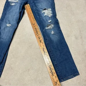 Abercrombie & Fitch Ames Slim Boyfriend Jeans Denim Distressed Size 25/0 thumbnail 4
