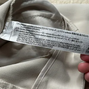 Zara: Cream Straight Leg Dress Pants thumbnail 4