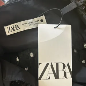 ZARA Polka Dot Sequined Babydoll Dress Size XS NWT thumbnail 10