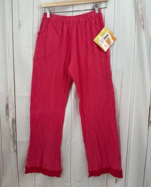 Cottonways Women’s 1 Eddie Guava Gauze Pants LagenLook Minimalist New thumbnail 1