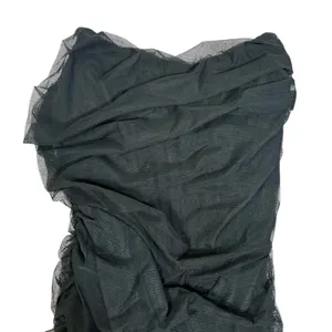 Superdown Sonya Bustier Ruched Mesh Strapless Bodycon Mini Dress Black Size S thumbnail 5