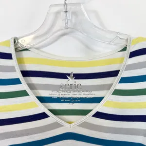 VTG Aerie Small Babydoll Top Y2K Striped Empire Waist Softi Girl‎ Grunge 169 thumbnail 6