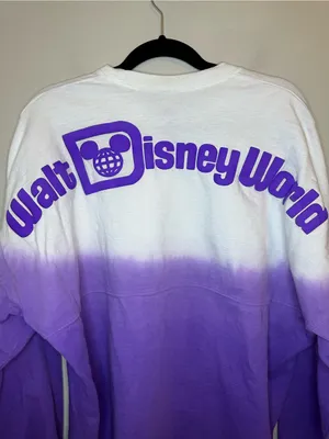 Disney Parks Potion Purple Walt Disney World Spirit Jersey XL Ombre 1971 thumbnail 7