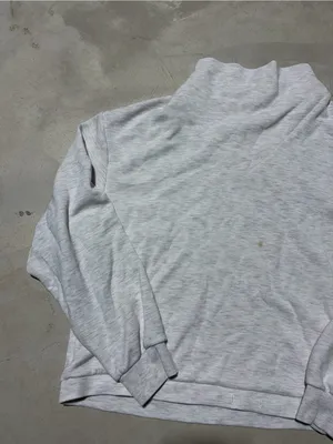 Varley Light Gray Turtleneck Sweatshirt Betsy LW double face medium thumbnail 2