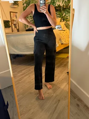 Athleta black cargo pant XXS thumbnail 2