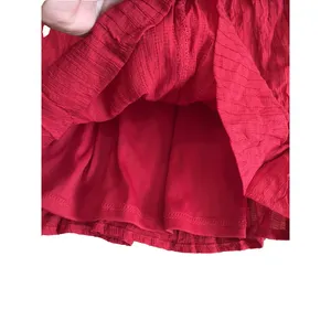 Altar'd State Marianne Mini Dress Red Women's XL New Ruffle Tiered Boho thumbnail 11