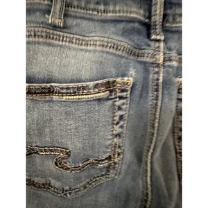 Silver Jeans Co‎ Avery Straight Leg High Rise Curvy Jeans Medium Wash W32 L31 thumbnail 3