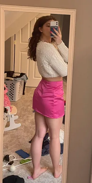 pink mini skirt thumbnail 4
