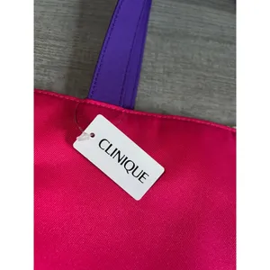 Clinique X Donald Large Tote Bag with Flowers - Shopping Travel Shoulder Bag thumbnail 2