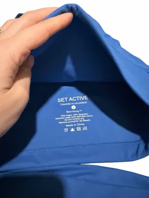 EUC SET Active Sportbody Crop and utility bike shorts - Ripple thumbnail 3