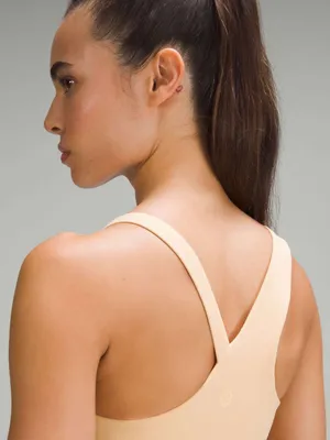 Lululemon Everlux‎ Asymmetrical Tennis Tank Top Summer Glow Square Dot thumbnail 4