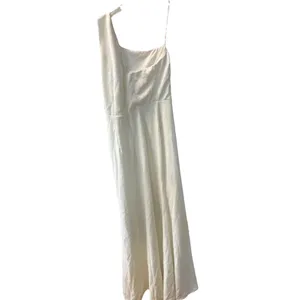 Lulus Make an Entrance White One-Shoulder Mermaid Maxi Dress Size M NWT thumbnail 2