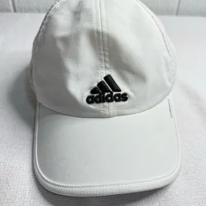 Adidas Classic White Cap with Black Logo thumbnail 1