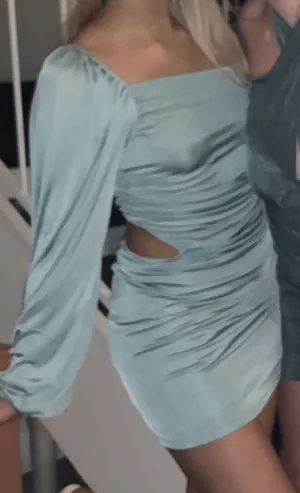 One Shoulder Cut Out Dress thumbnail 2