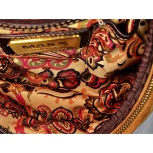 MAXX New York Signature Brown Suede Shoulder Bag Medium Large thumbnail 8
