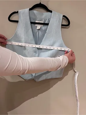 House of Harlow 1960 Light Blue Vest Top thumbnail 5