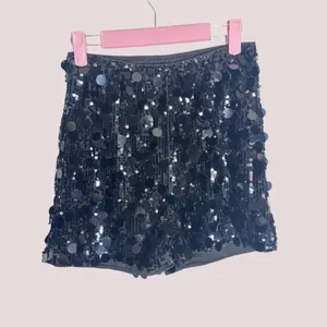 NWOT Sequin Black Women's Shorts thumbnail 5