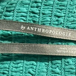 Anthropologie Puff Sleeve Button Front‎ Ruched Green Floral Mini Dress Small thumbnail 8