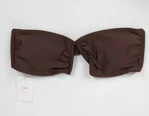 Andie Swim The Scala Top Espresso Brown Size S NWT thumbnail 1
