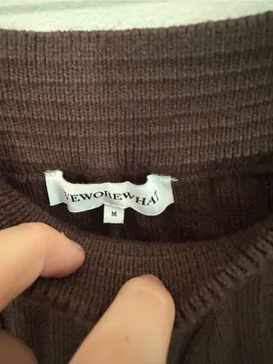 WeWoreWhat Revolve lounge pants brown medium thumbnail 3