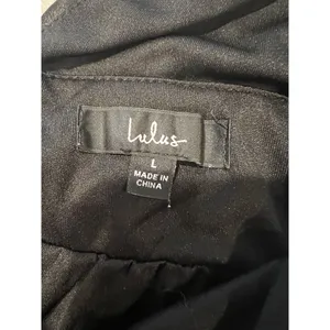 Lulus Divine Muse Black Wide-Leg Jumpsuit Size Large thumbnail 6