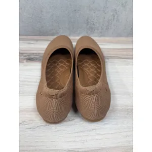 VIVAIA Claire Round Toe Flats NEW Size 43 US 11 Knit Chevron Slip On thumbnail 6