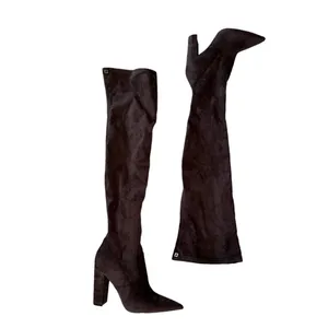 NEW GUESS Abetter Faux-Suede Over-the-Knee Boots Chlorate Brown 9.5 thumbnail 8