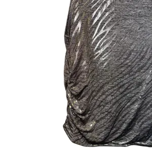 Reversible‎ Metallic Animal Print Tank Top Large Ruched Sides thumbnail 2